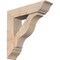 Ekena Millwork Funston Traditional Smooth Bracket w/ Offset Brace, Douglas Fir, 7 1/2"W x 30"D x 30"H BKT0806X30X30FST01SDF - alternate 1